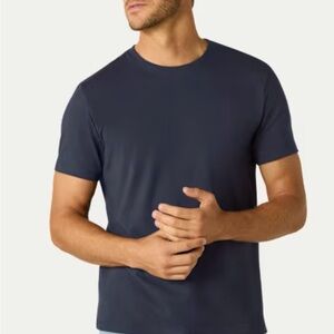 Bombas Men's Midnight Navy Pima Cotton Crewneck T-Shirt